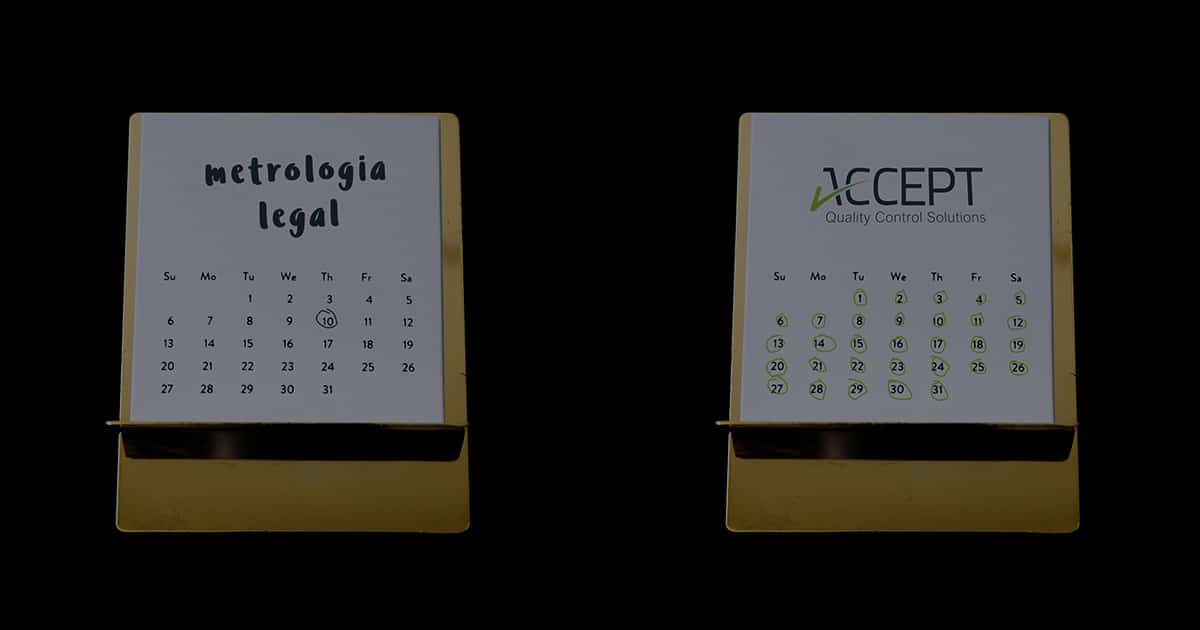 Metrologia Legal vs ACCEPT no controlo de pré-embalados