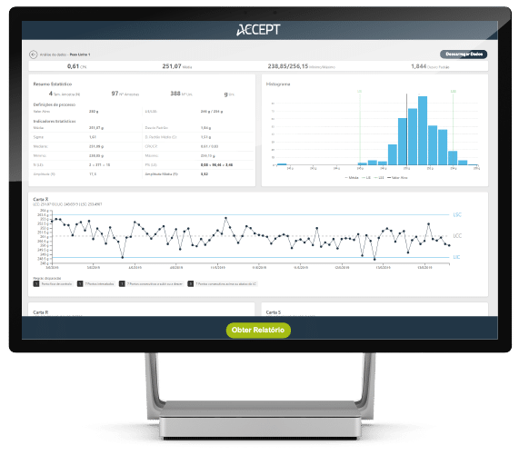 Ferramenta EasySPC - Software para controlo estatístico do processo