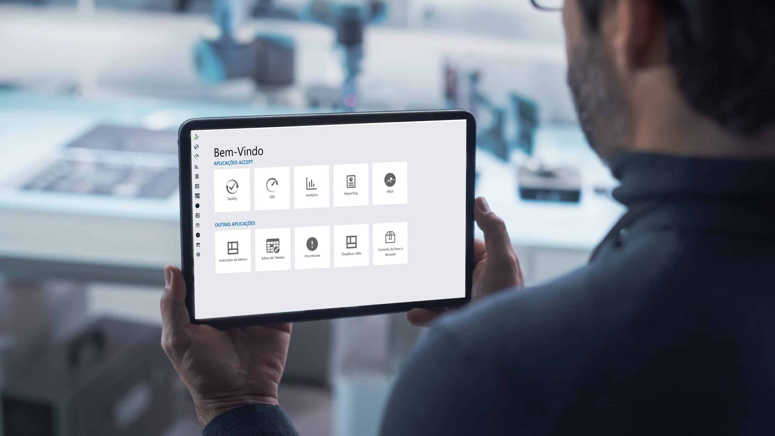 ACCEPT - sistema de software de controlo da qualidade